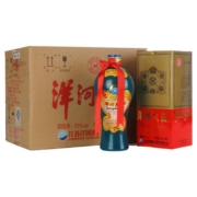 洋河大曲老天蓝55度500ml*6瓶浓香型白酒纯粮食白酒
