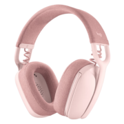 罗技（Logitech）Zone vibe 100蓝牙耳机音乐办公休闲耳机麦克风 粉色 (A00167)