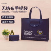巧者 无纺布手提袋环保袋购物袋印字广告宣传培训折叠袋子定做logo