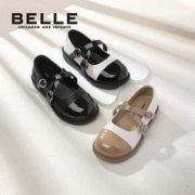 BeLLE 百丽 女童皮鞋软底防滑英伦风时尚百搭单鞋公主鞋
