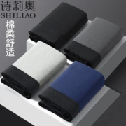 SHILIAO 诗莉奥 内裤男士 纯色款4条 XL/175(适合体重110-130)