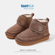 TEENMIX 天美意 儿童雪地靴2023冬季新款加绒