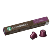 星巴克（Starbucks）Nespresso浓遇胶囊咖啡10粒 深度烘焙佛罗娜黑咖啡 进口