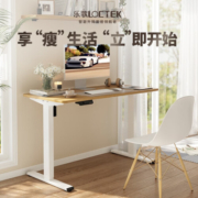 乐歌（Loctek） 电动升降桌智能升降电脑站立式办公简约家用居家书桌ES1/E2-Lite 【ES1】白色桌腿+白色桌板 1.2*0.6米桌板