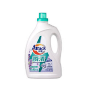 88VIP会员：Attack 洁霸 花王洁霸紫藤花香洗衣液家庭装3kg×2瓶装家用箱装组合装留香持久