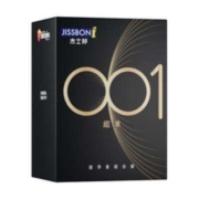 jissbon 杰士邦 001黑金安全套套装 共13只（001超薄3只+玻尿酸003*6只+零感玻尿酸4只）