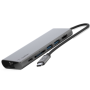 贝尔金（Belkin）扩展坞 六合一Type-C拓展坞 PD供电 ipad转接器 Macbook笔记本电脑USB/HDMI/网线口 F4U092