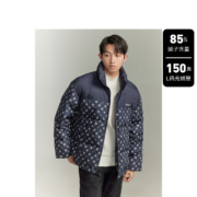 需首单礼金：GXG 撞色拼接老花保暖立领羽绒服 GED1D2533624598