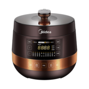 美的（Midea） 电压力锅家用高压锅 双圆灶釜双胆 智能预约多功能大容量电饭煲电饭锅一键排气可开盖煮 一锅双胆 上盖可拆洗