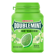 plus会员:绿箭(DOUBLEMINT)口香糖 原味薄荷味约40粒64g/瓶