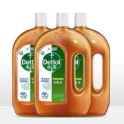 Dettol 滴露 消毒液1.8L*3瓶消毒水家用洗衣消毒液除菌除螨