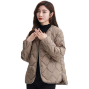 京东百亿补贴：雪中飞（SNOWFLYING）轻薄款羽绒服简约潮流百搭90鸭绒 卡其色