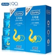 限移动端、京东百亿补贴：durex 杜蕾斯 安全套 大号装组合 24只