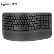 罗技（logitech） Wave Keys人体工学键盘   黑色