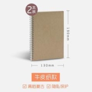 88VIP会员：牛皮纸款每日计划表记事本 2本装