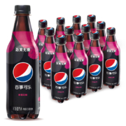 PLUS会员、需首购：pepsi 百事 可乐 无糖树莓汽水 500ml*12*3件