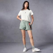 adidas 阿迪达斯 休闲圆领短袖T恤女装新款adidas阿迪达斯官方轻运动IS4287