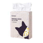 HONEYCARE 好命天生混合猫砂2.75kg 豆腐膨润土猫砂 除味低尘猫砂 原味单包装 高品质无尘砂