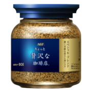 AGF冻干速溶黑咖啡粉日本进口MAXIM马克西姆 美式生椰拿铁咖啡原料 AGF蓝罐黑咖啡轻奢80g