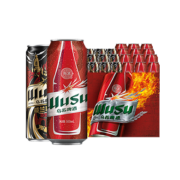 乌苏啤酒（wusu）红乌苏500ml*12罐+楼兰秘酿500ml*6罐