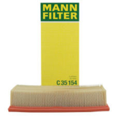 曼牌滤清器 曼牌(MANNFILTER）空气滤清器C35154(帕萨特/途观/夏朗/甲壳虫/高尔夫）