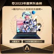 京东百亿补贴:机械革命（MECHREVO）极光Pro 15.6英寸笔记本电脑(i7-12650H 16G 512G RTX4060 165HZ 2.5K屏)
