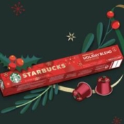 STARBUCKS 星巴克 Nespresso胶囊 瑞士 中度烘焙 节日综合胶囊咖啡 57g
