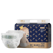 PLUS会员、需礼金：bc babycare 纸尿裤abycare 皇室弱酸系列 纸尿裤 S29片