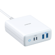 Anker 安克 A2041 手机笔记本多口充电器 双Type-C 双USB-A 100W 白色