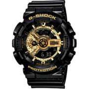 卡西欧（CASIO） G-SHOCK GA-110街头搭配利器黑金运动男表石英手表 情人节礼物 GA-110GB-1APR-200米防水