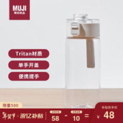 限移动端、京东百亿补贴：MUJI 無印良品 无印良品（MUJI）共聚酯 便携水杯 550ml 塑料杯运动水杯茶杯Tritan材质儿童水杯