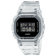 CASIO卡西欧G-SHOCK冰电之韧夏季半透明多色荧光多功能运动防水手表 DW-5600SKE-7【保税直邮】
