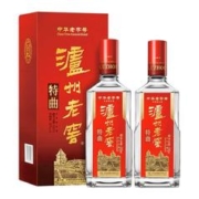 88VIP会员：泸州老窖 中华特曲52度500ml*2瓶浓香型高度送礼白酒含礼袋