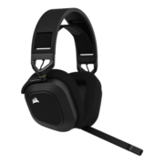 美商海盗船 (USCORSAIR) HS80 RGB 无线版 游戏耳机 无线/USB连接 杜比音效 麦克风 多平台支持 线控
