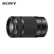 索尼  E55-210mm F4.5-6.3 0SS  APS-C画幅远摄变焦镜头 SEL55210 黑色 标配