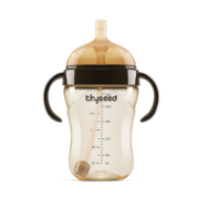 世喜吸管奶瓶一岁以上大宝宝ppsu2-3岁-6岁婴儿直饮300ml带手柄重力球