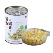 plus会员、概率券:满意包 糖水葡萄罐头水果罐头 425克/罐