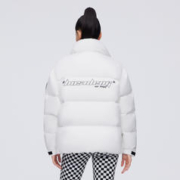 BOSIDENG 波司登 男女同款羽绒服时尚棋盘格面包服外套立领短款