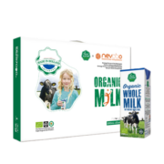 乐荷（vecozuivel）荷兰进口 有机全脂纯牛奶 200ml*12盒 3.7g蛋白质 年货礼盒