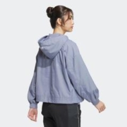 adidas 阿迪达斯 官方轻运动女装休闲简约运动连帽夹克外套IK3474