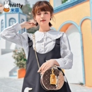 米菲（MIFFY）2023新款包包女斜挎单肩女士小包女友生日礼物情人节休闲女包 咖啡色