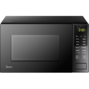 美的（Midea） 家用微波炉 微碳系列 800W变频 电子杀菌除味/智能解冻/智能菜单/20L小型/一级能效（PM20M1） 黑色