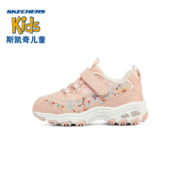 PLUS会员：Skechers 斯凯奇 刺绣熊猫鞋运动学步鞋 302525N-LTPK 浅粉色 21码