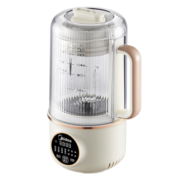 美的（Midea）豆浆机1.2L大容量双层降噪隔热免煮免过滤多功能智能预约破壁料理机榨汁机DJ12B-FB80E71