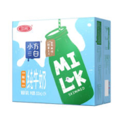 SANYUAN 三元 小方白脱脂纯牛奶200ml*24盒 0脂肪 健身伴侣 礼盒装 年货送礼