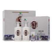 京东百亿补贴：习酒 贵州习酒 银质酱香型白酒（第三代 ） 53度 500mL 2瓶 礼盒装