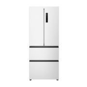 PLUS会员：TCL 409升 白色法式多门家用电冰箱风冷一级能效双变频 R409V5-D 象牙白