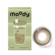 拍2件 moody奶茶半年抛美瞳2片