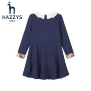 HAZZYS 哈吉斯 女童连衣裙 藏蓝 155