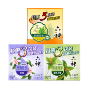 plus会员、需首购：六神香皂 艾叶125g*3+百合125g*3+绿茶125g*3